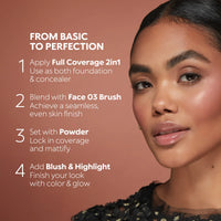 Full Coverage 2-In-1 Foundation & Concealer