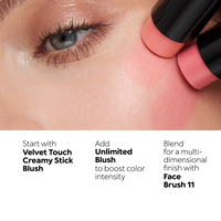 Velvet Touch Creamy Stick Blush.