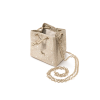 Gold Reflections Glitter Pochette